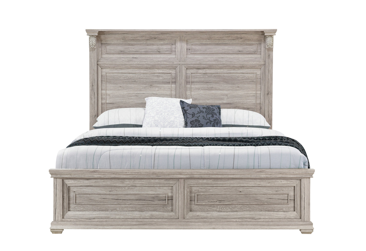 Tatum Natural Queen Bed Without Storage | Global