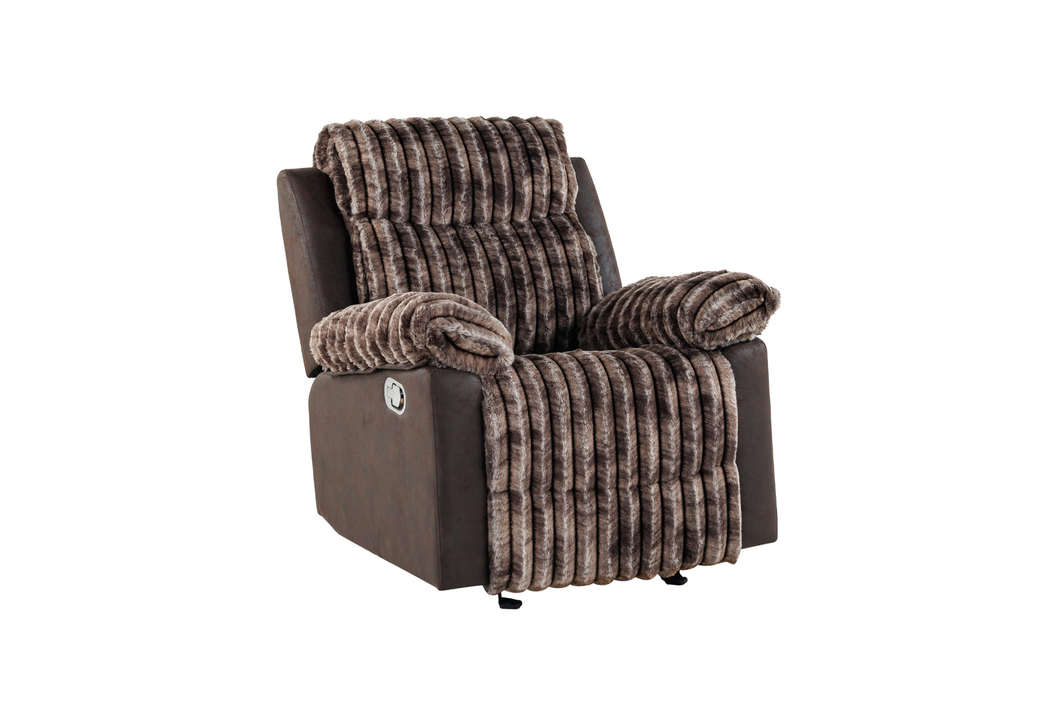 U6028 Brown Glider Recliner | Global Furniture USA