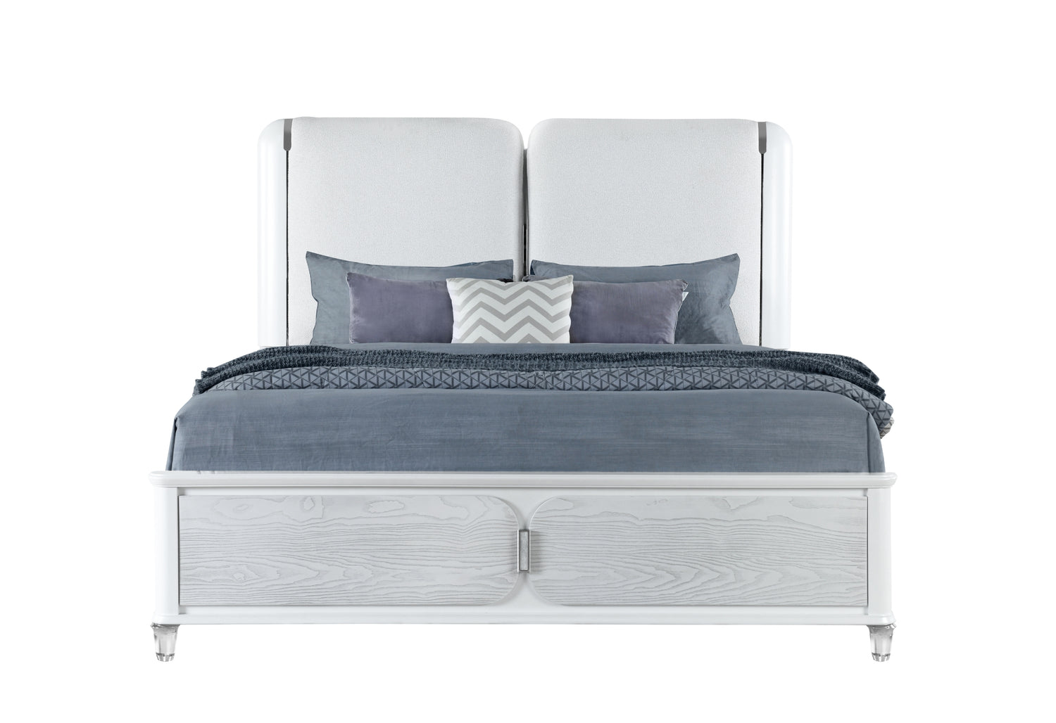 Apollo Grey King Bed | Global - Home Elegance USA