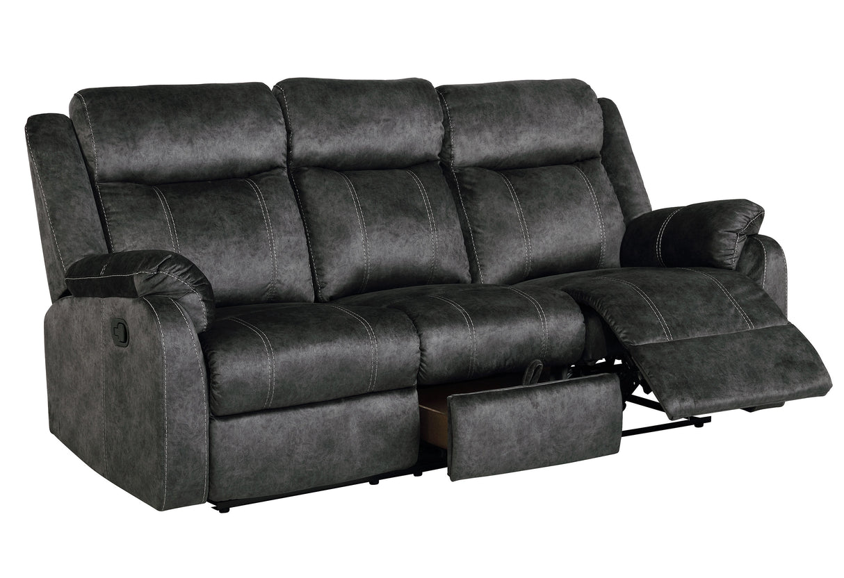 U7303 Domino Granite Reclining Sofa | Global Furniture USA