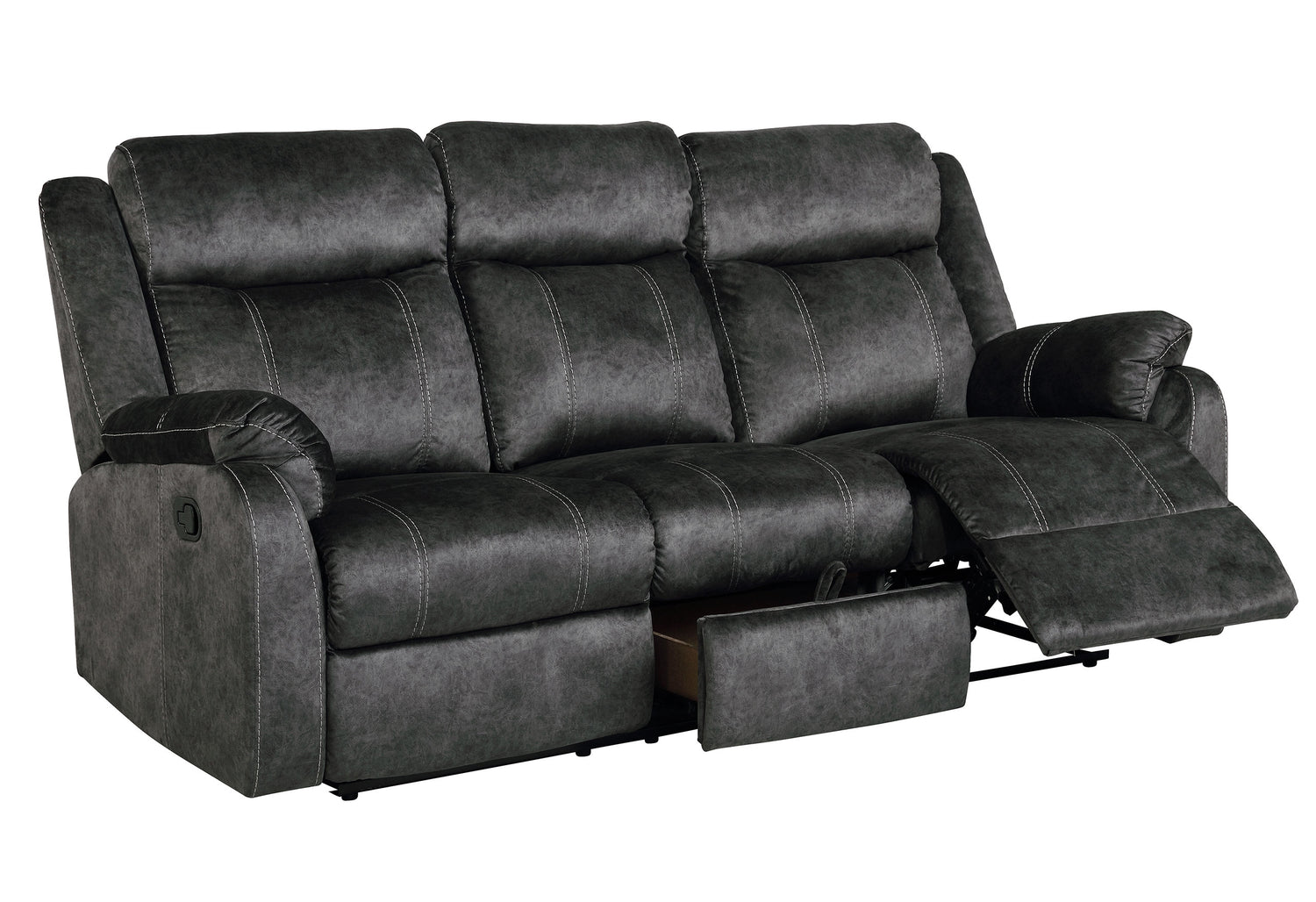 U7303 Domino Granite Reclining Sofa | Global Furniture USA