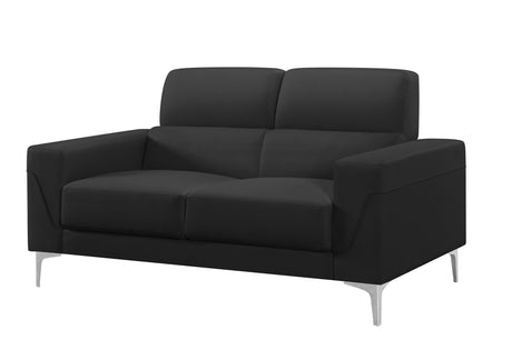 U6109 Black Loveseat | Global Furniture USA