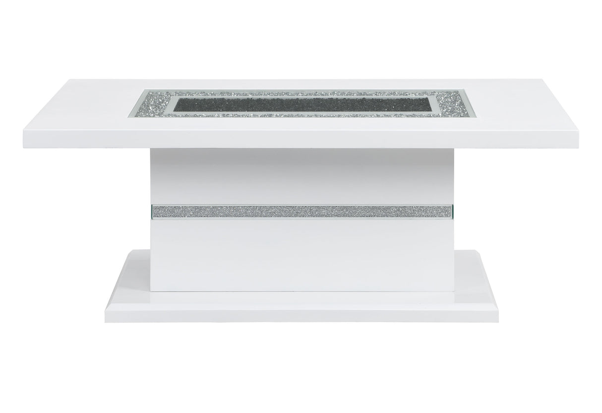 Monaco White Coffee Table | Global Furniture USA - Home Elegance USA