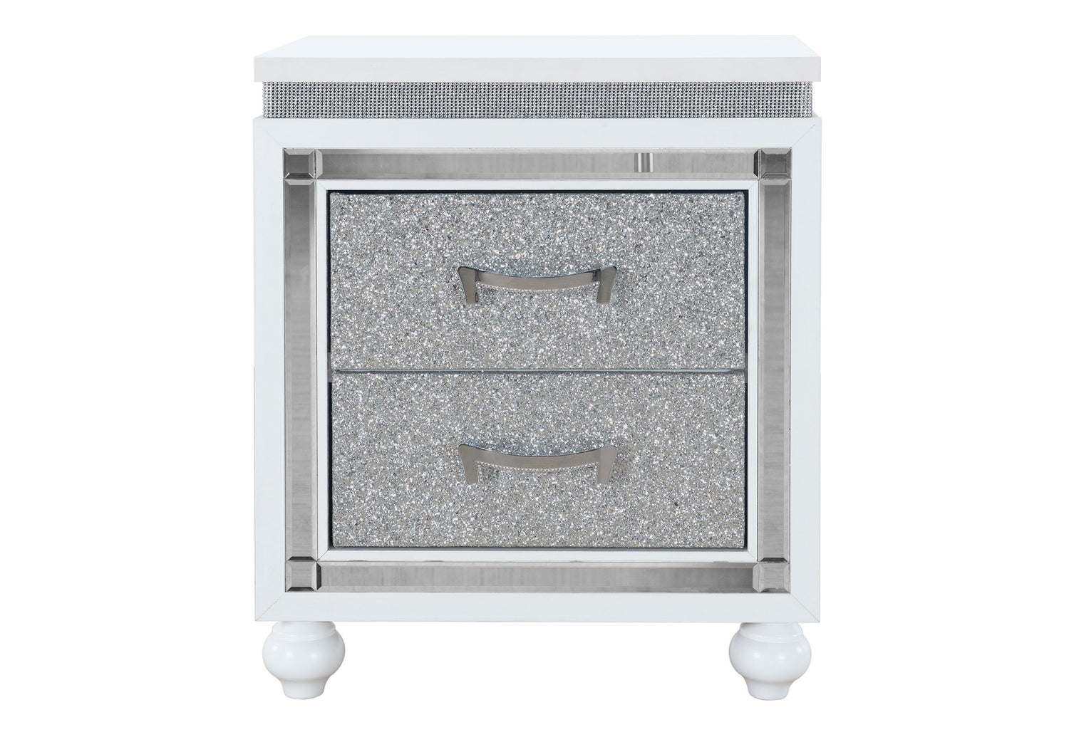 Collete White Nightstand | Global Furniture USA - Home Elegance USA