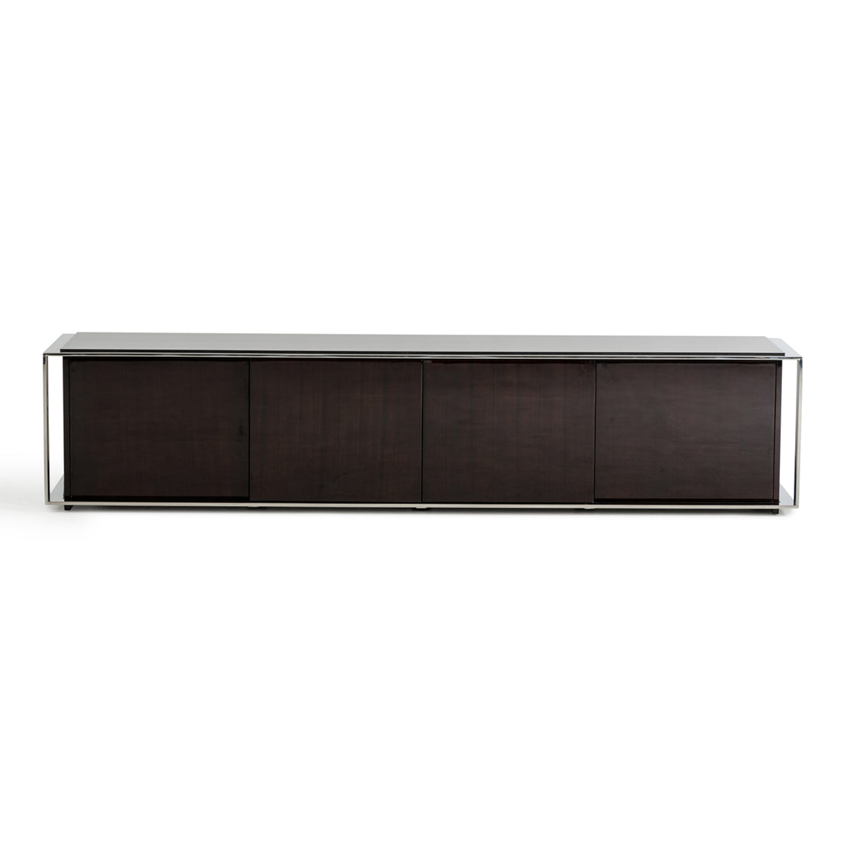 Noble Modern Ebony Lacquer TV Entertainment Center - View Image 1