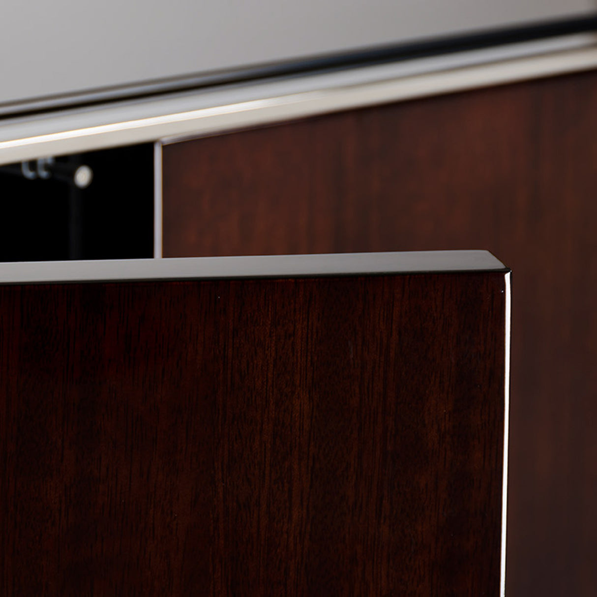 Noble Modern Ebony Lacquer TV Entertainment Center - View Image 1