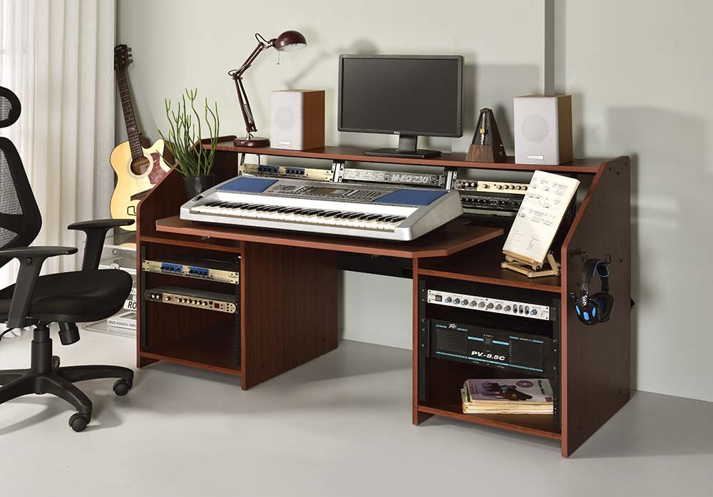 Annette Music Desk OF00994 Cherry Finish | Acme | Home Elegance USA