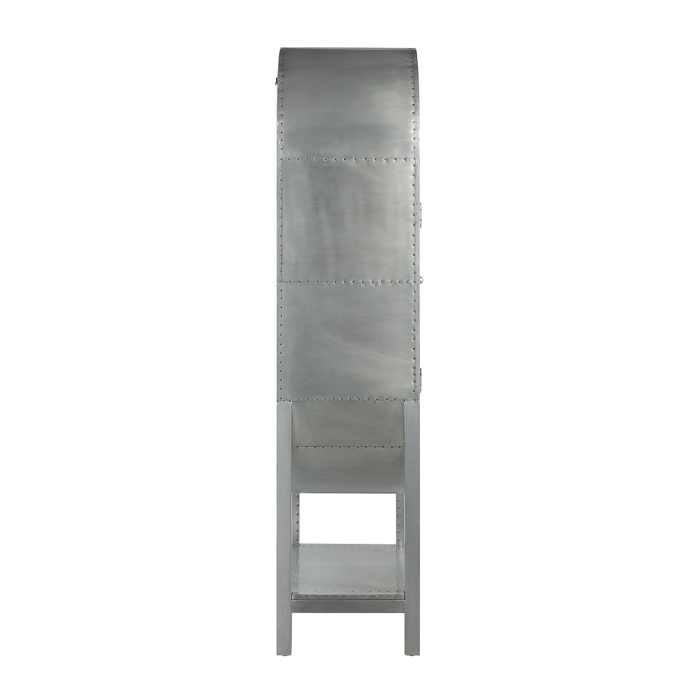 Acme - Ogden Bookcase OF02406 Aluminum