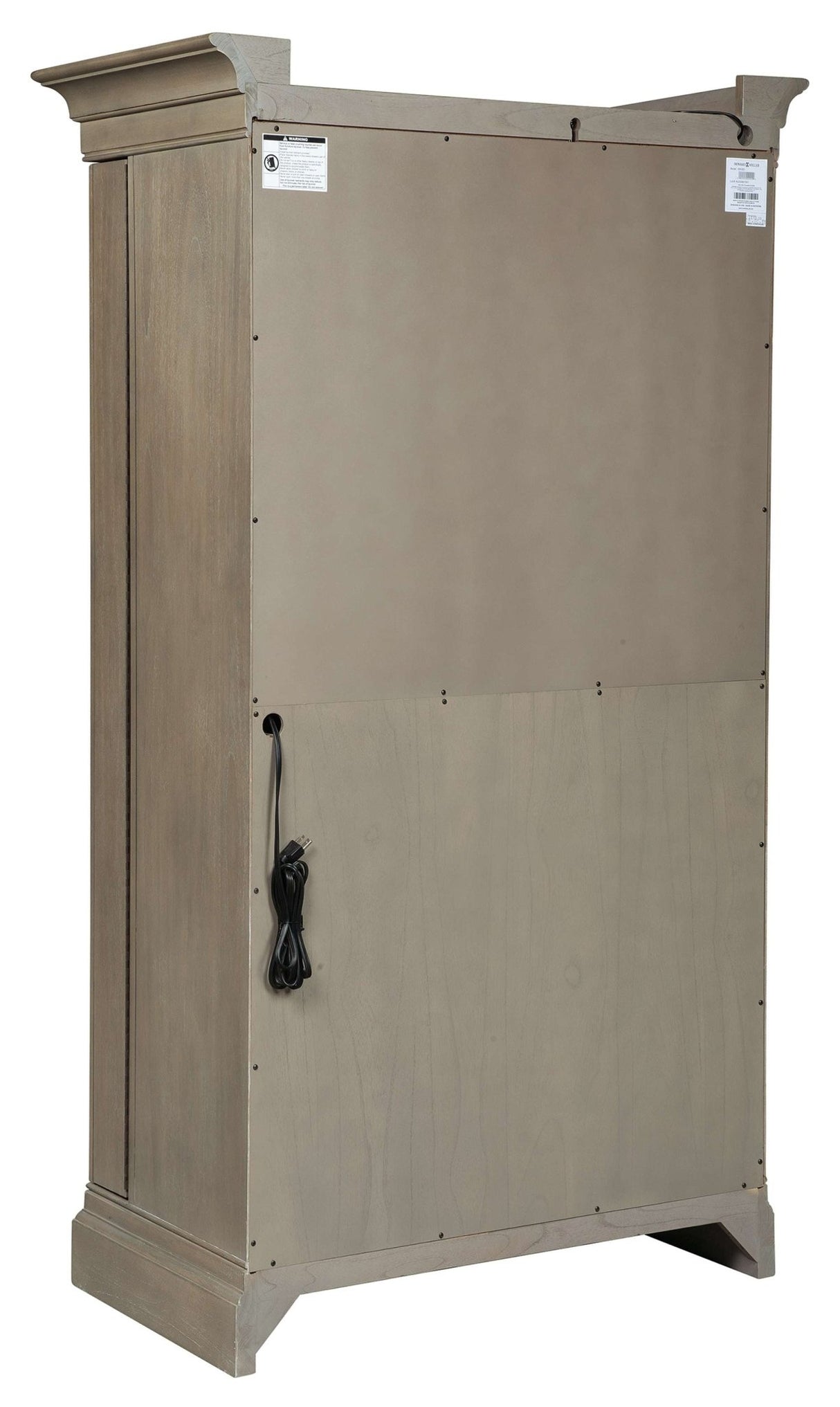 Passport Wine & Bar Cabinet - back corner | Howard Miller