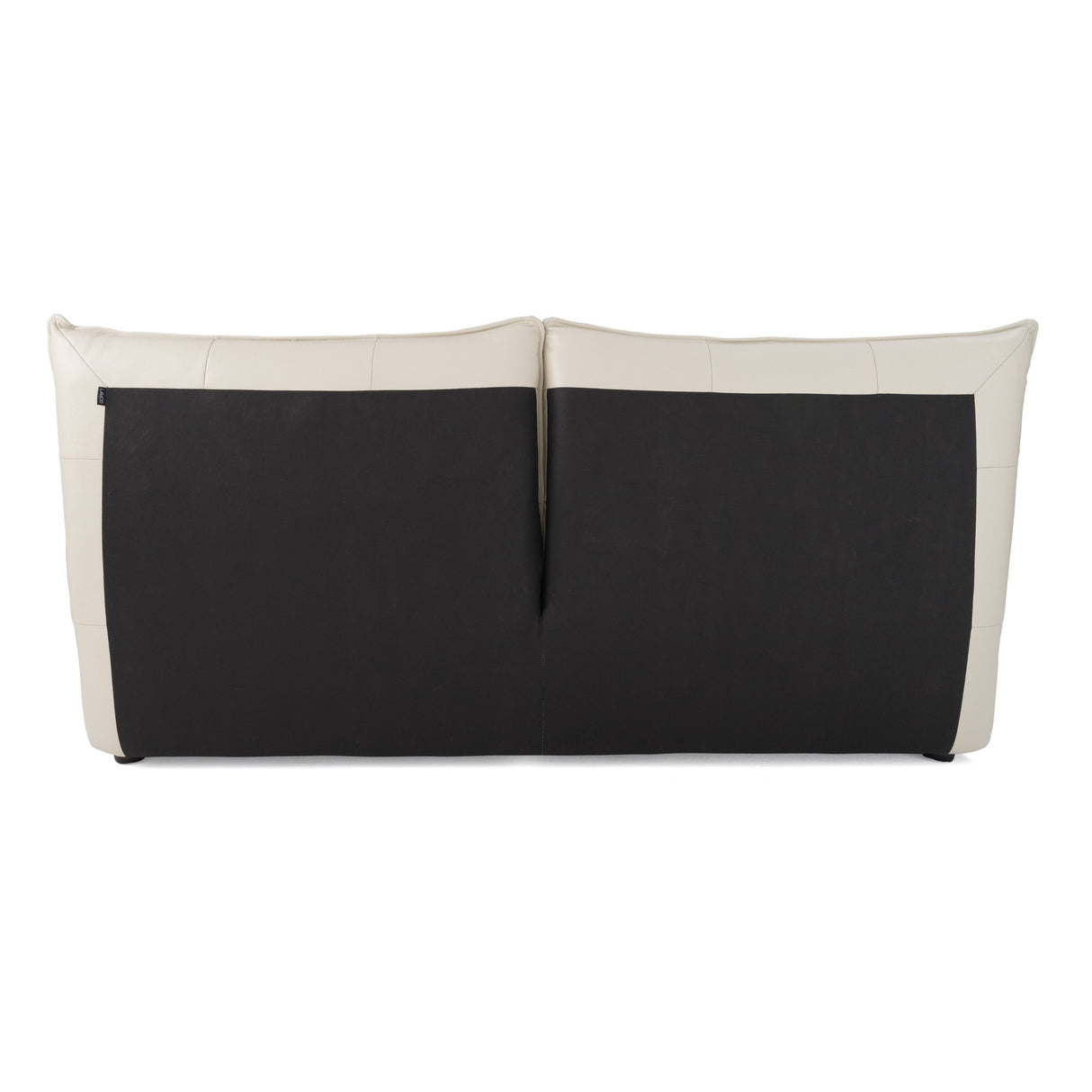 California King Patrick - Modern Light Grey Leather Bed