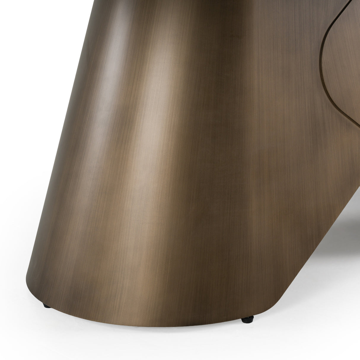Paulsen - Modern Ceramic + Brass Dining Table - View Image 1