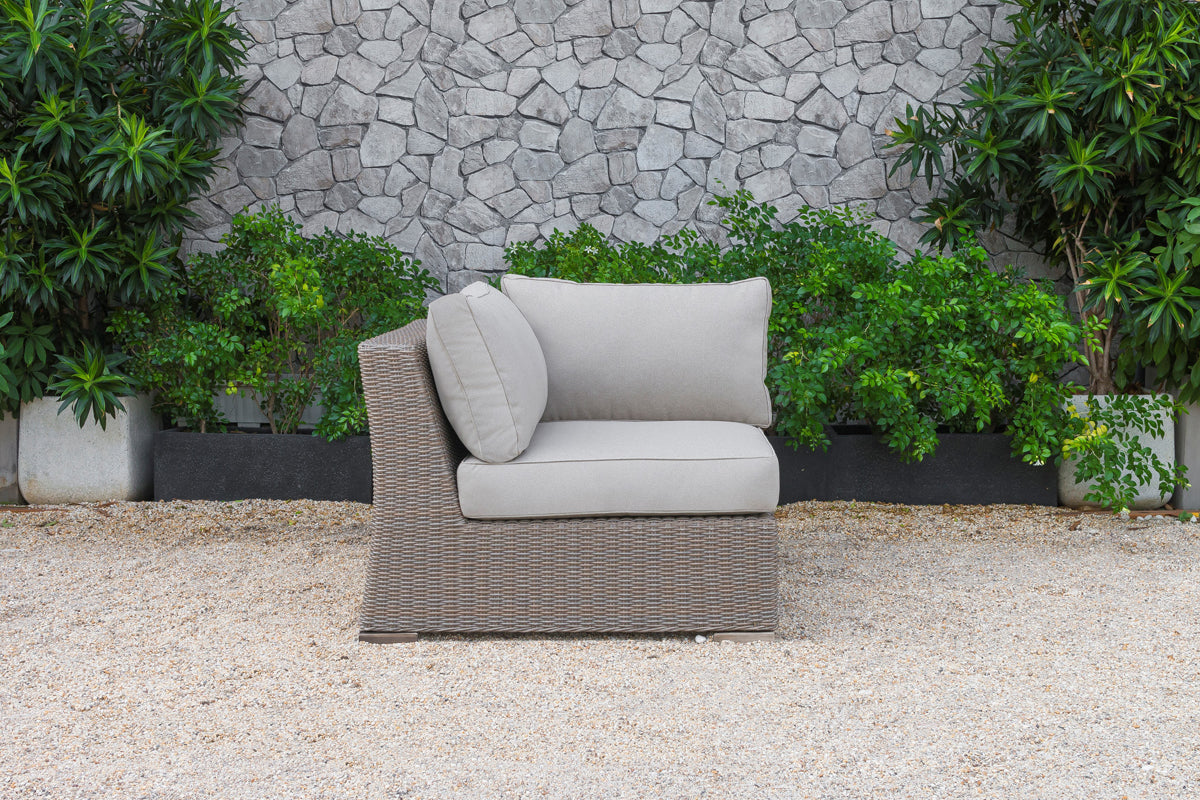 Pacifica Outdoor Beige Sectional Sofa Set - View Image 1