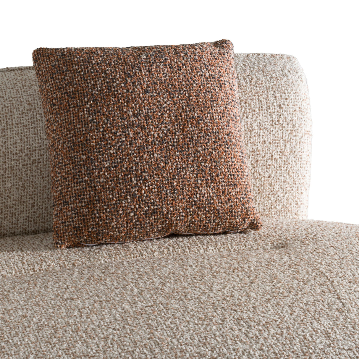 Raywood Modern Sectional Sofa in Multicolored Boucle Fabric and Ash Frame | VIG Furniture