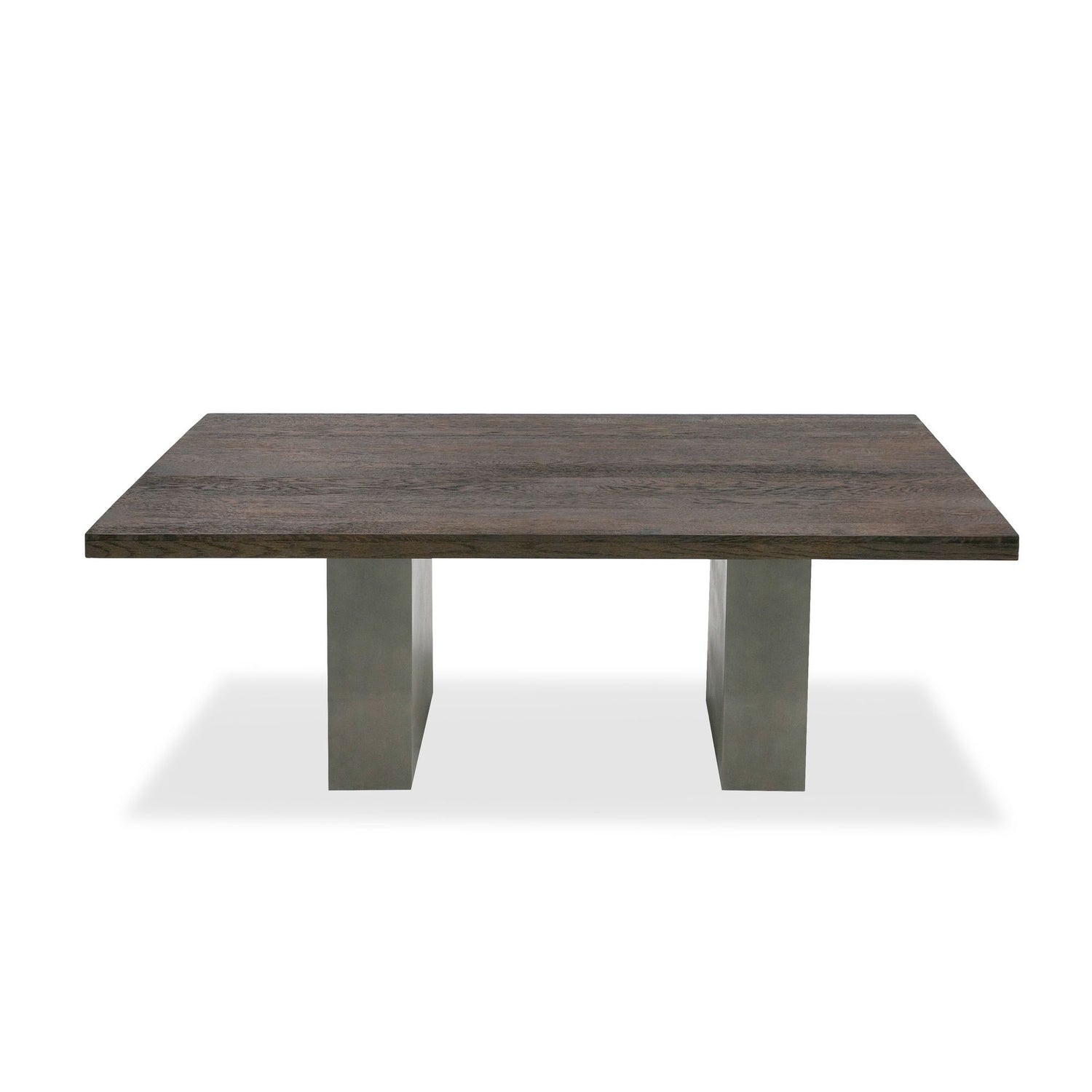 Modrest Renzo Modern Oak & Concrete 79" Dining Table - Home Elegance USA