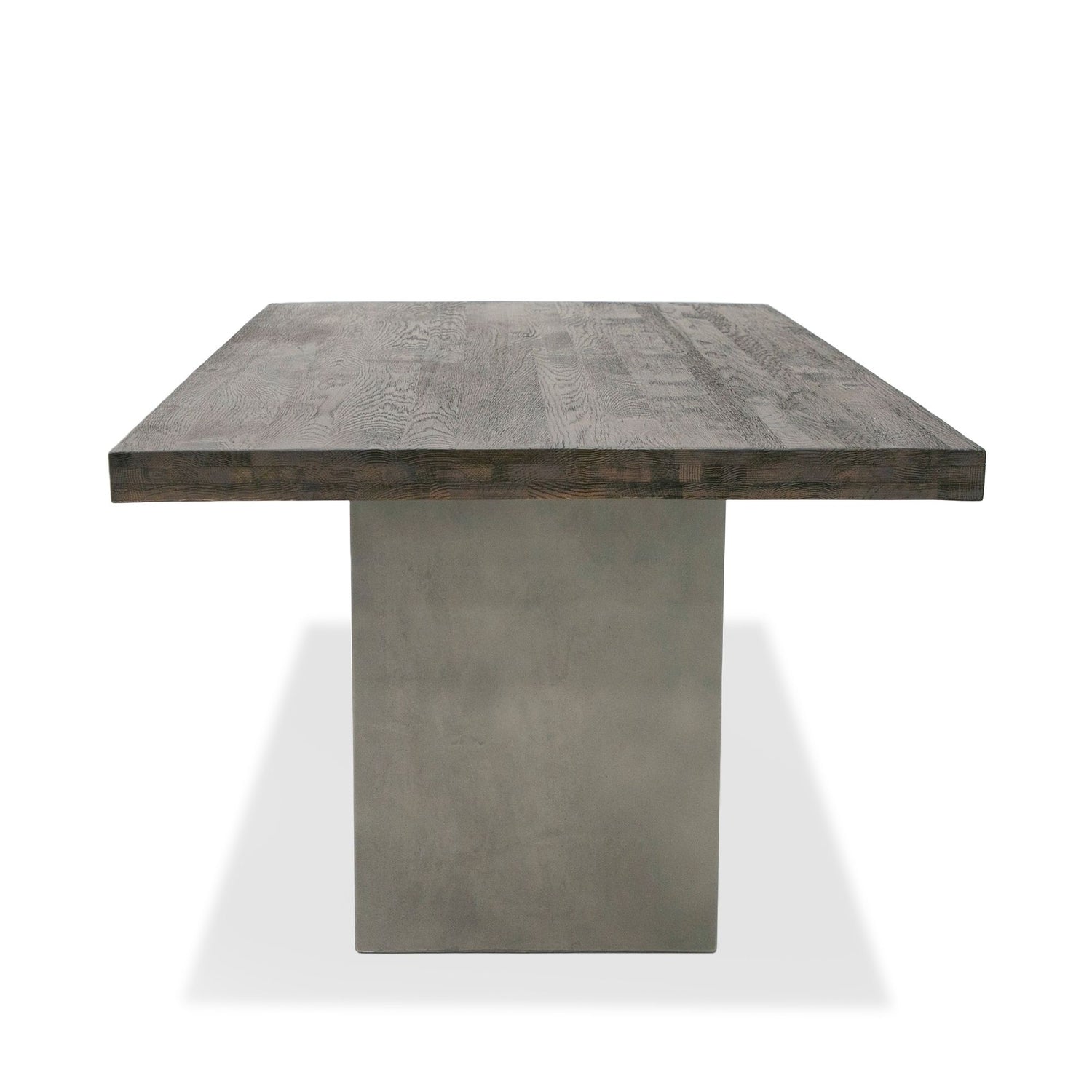 Modrest Renzo Modern Oak & Concrete 79" Dining Table - Home Elegance USA