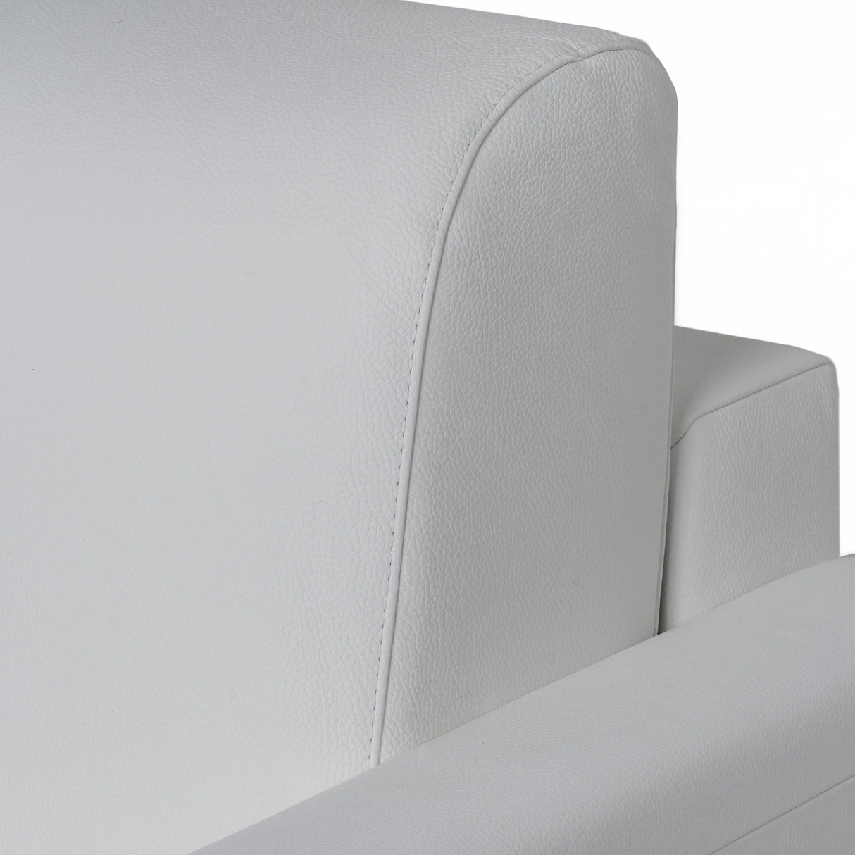 Lamod Italia Revers - Italian Modern White Leather Queen Sofabed