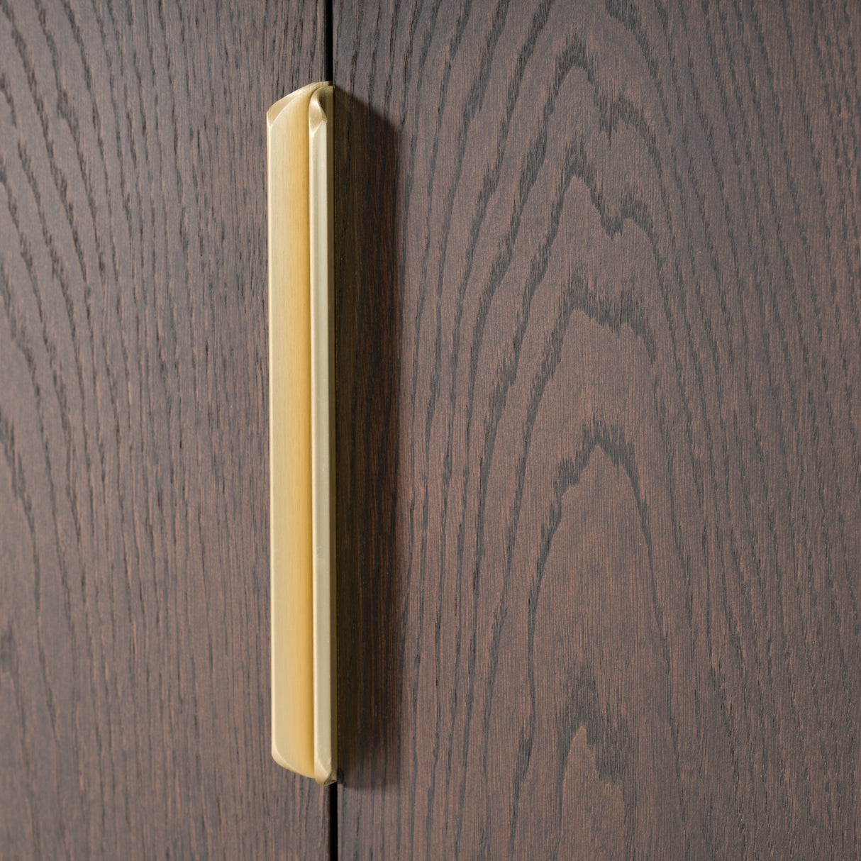 Richmond - Modern Brown Rounded Tall Buffet - View Image 1