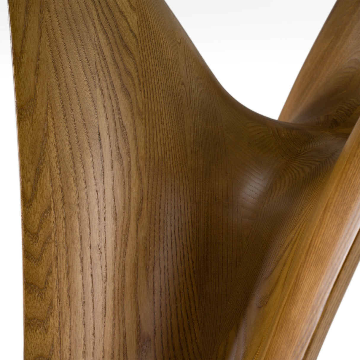 Modrest Seguin - Round Glass + Walnut Dining Table