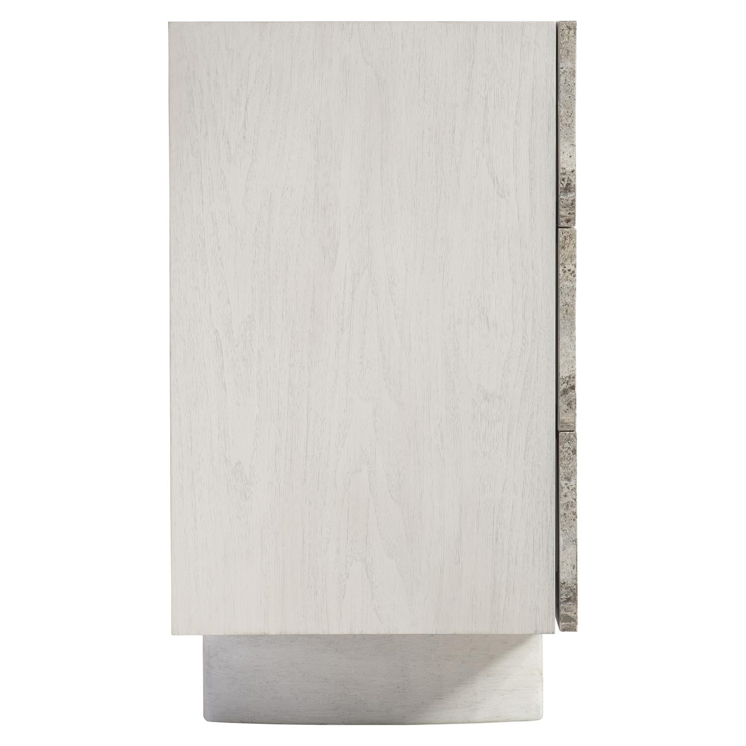Sereno Buffet Silver Travertine 329132 Bernhardt Side View