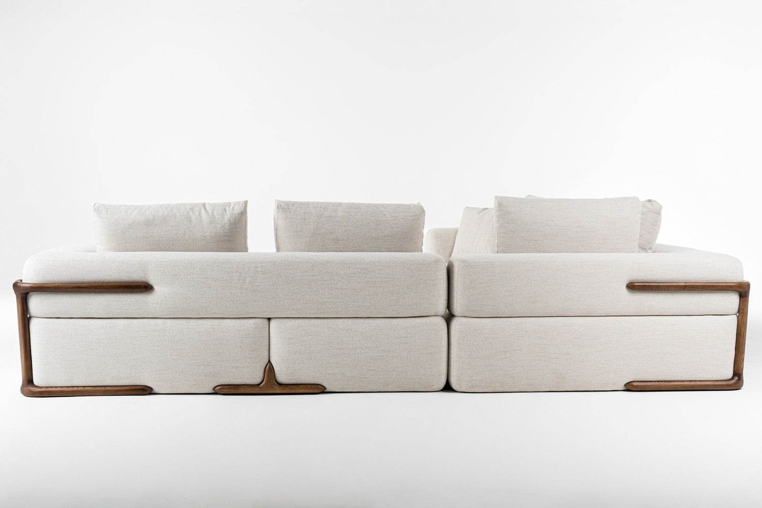 Divani Casa Simone - Modern Off-White Fabric Sectional Sofa - Home Elegance USA