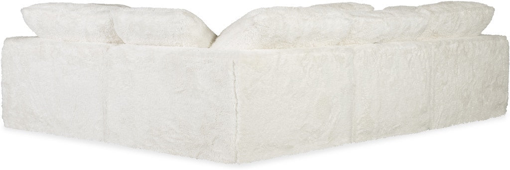 Barefoot 4-Seat Sectional Yakety Yak Natural Fabric – Hooker Furniture - Home Elegance USA