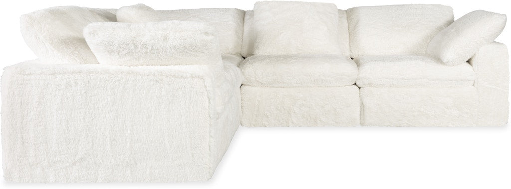 Barefoot 5-Seat Sectional Yakety Yak Natural Fabric – Hooker Furniture - Home Elegance USA