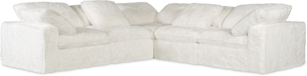 Barefoot 5-Seat Sectional Yakety Yak Natural Fabric – Hooker Furniture - Home Elegance USA