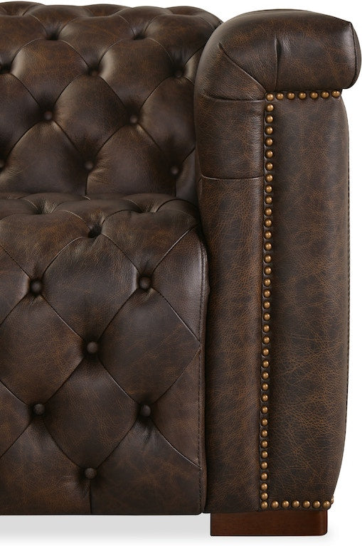 Savion Deux 6-Seat Power Reclining Sectional West Saddlewood Leather – Hooker Furniture - Home Elegance USA