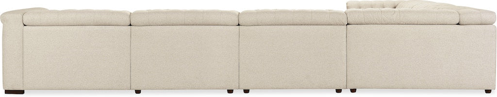 Savion Deux 6-Seat Power Reclining Sectional Aries Beach Fabric – Hooker Furniture (4-PWR) - Home Elegance USA
