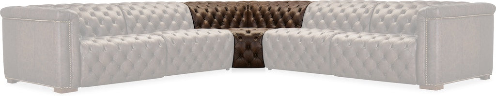 Savion Deux 6-Seat Power Reclining Sectional West Saddlewood Leather – Hooker Furniture - Home Elegance USA