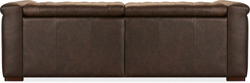 Savion Deux LAF/RAF 2 over 2 Sofa with Power Recliners and Power Headrests West Saddlewood Leather – Hooker Furniture - Home Elegance USA