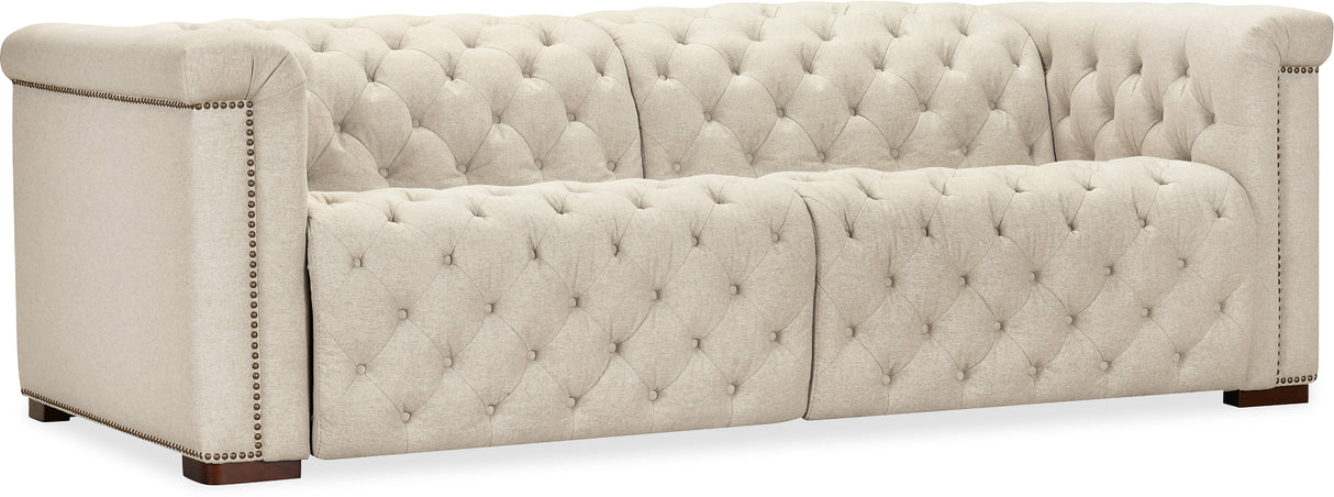 Savion Deux 5-Seat Power Reclining Sectional Aries Beach Fabric – Hooker Furniture (3-PWR) - Home Elegance USA