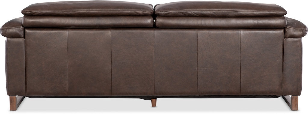 Jericho Power Sofa with Power Headrest Dallas Americano Leather – Hooker Furniture - Home Elegance USA