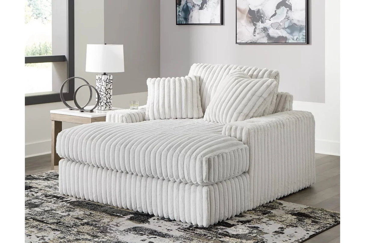 Ashley Alloy Stupendous Oversized Chaise - Velvet 2590315 | Home Elegance USA