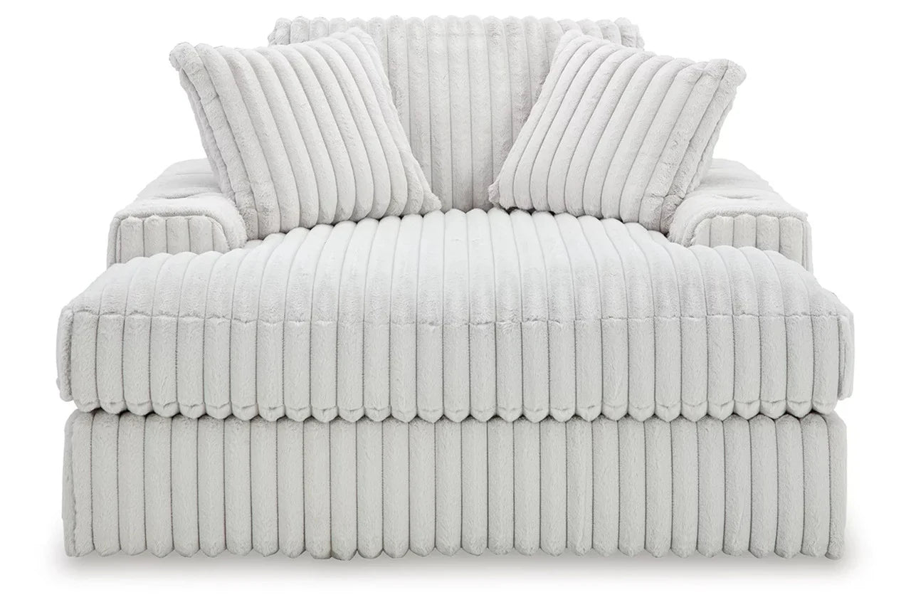 Ashley Alloy Stupendous Oversized Chaise - Velvet 2590315 | Home Elegance USA