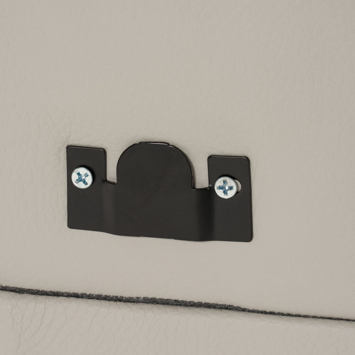 Lamod Italia Sunset - Contemporary Italian Grey Leather Right Facing Sectional Sofa