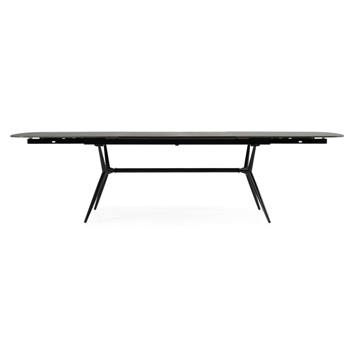 Modrest Suzie - Modern Ceramic + Black Ash Extendable Dining Table