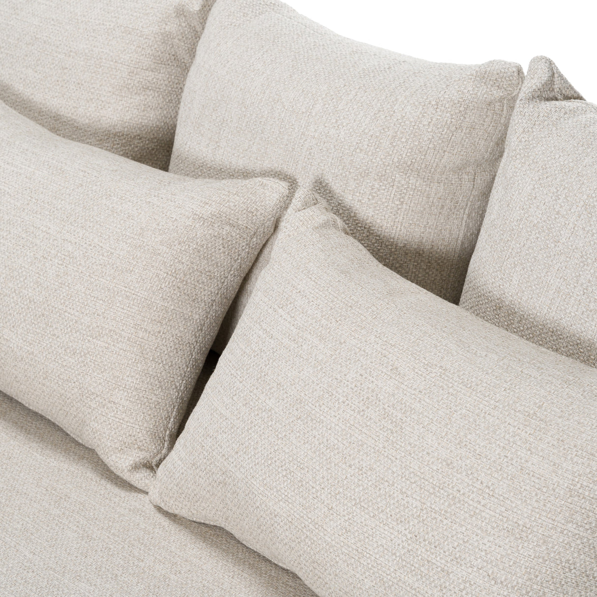 Tabarca - Outdoor Beige Fabric 3 Seat Sofa - View Image 1