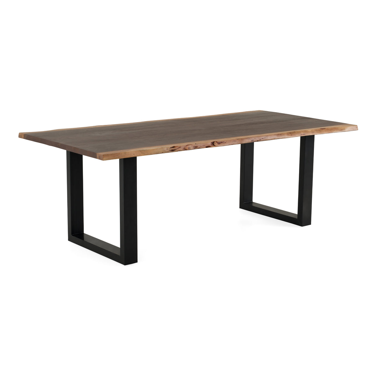 Taylor Large 87" Modern Live Edge Wood Dining Table - View Image 1