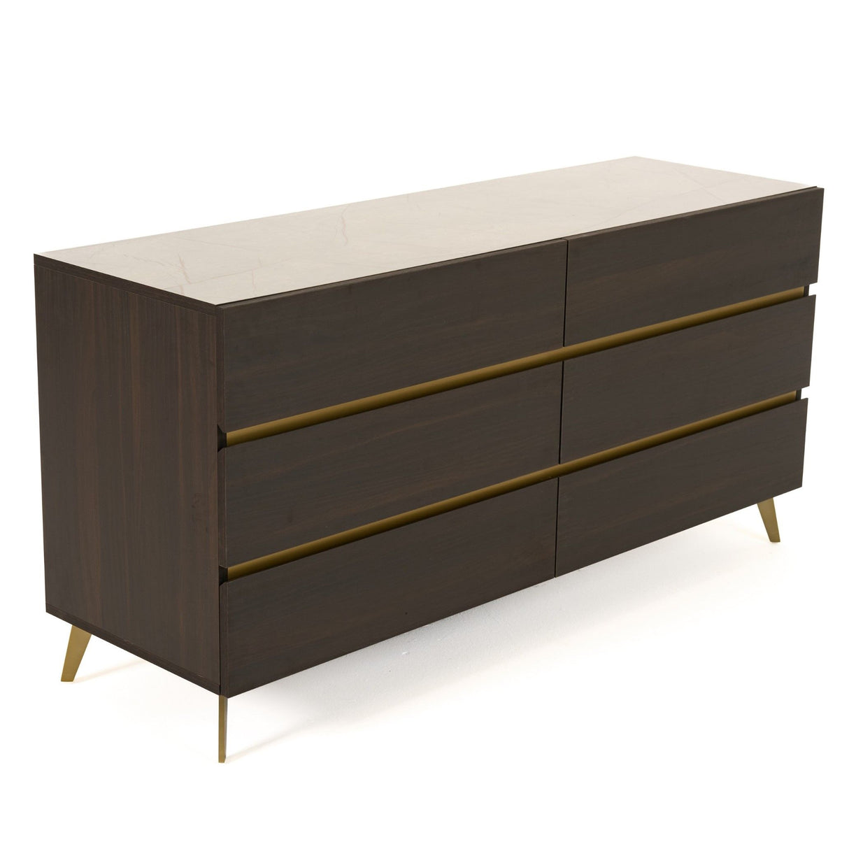 Nova Domus Velondra - Modern Eucalypto + Marble Dresser