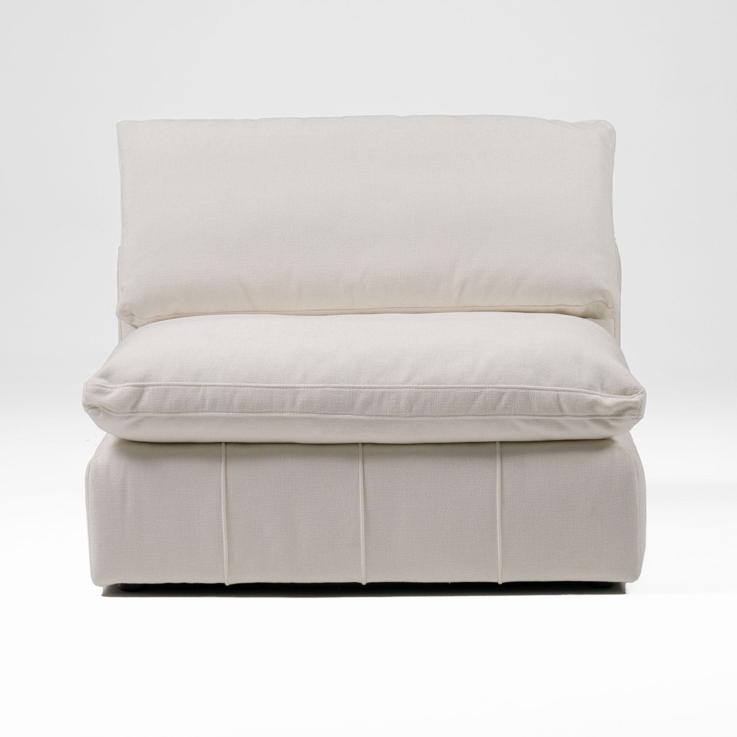 Divani Casa Vicki - Modern Off-White Fabric Modular Sectional Sofa - Home Elegance USA
