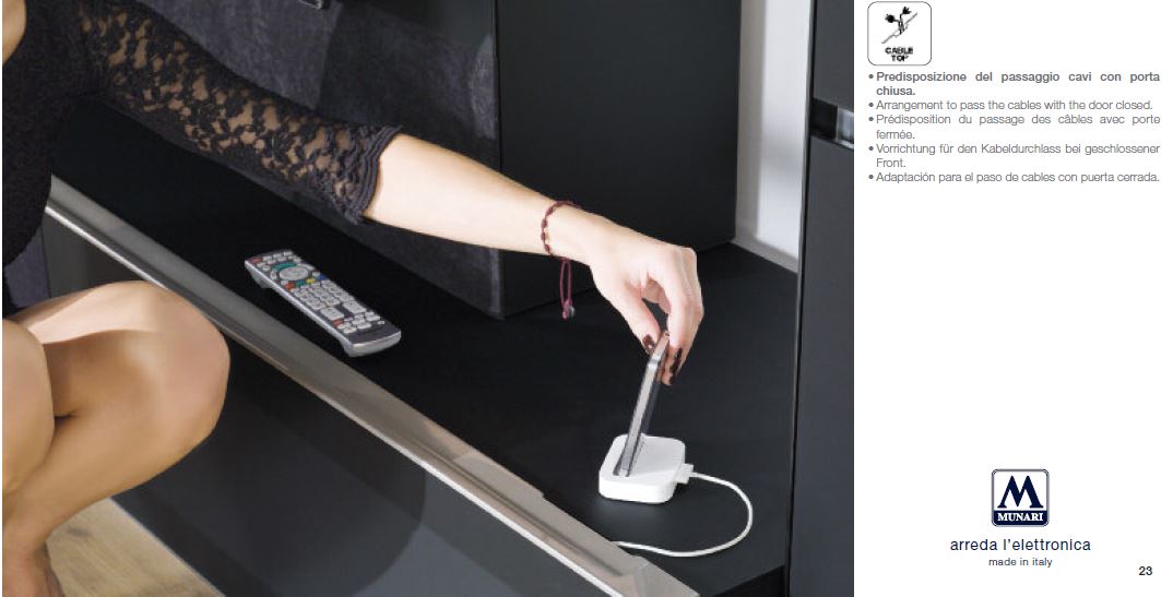 VR4 Verona TV Entertainment System Made In Italy - View Image 1