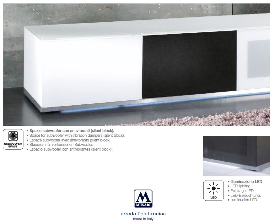 VR4 Verona TV Entertainment System Made In Italy - View Image 1