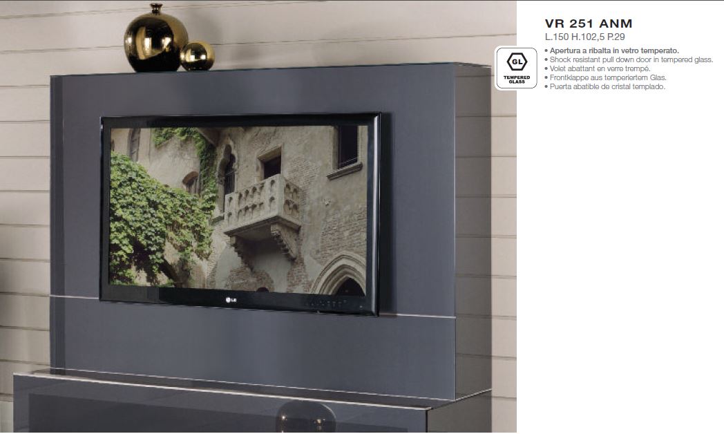 VR4 Verona TV Entertainment System Made In Italy - View Image 1