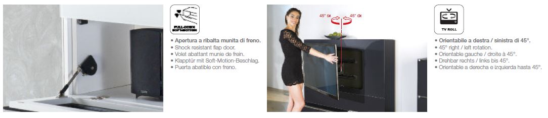 VR4 Verona TV Entertainment System Made In Italy - View Image 1