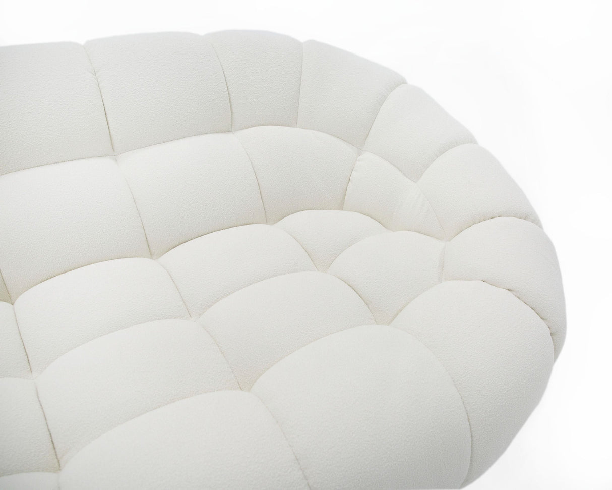 Divani Casa Yolonda - Off-White Fabric Sectional Sofa - sold by Home Elegance USA