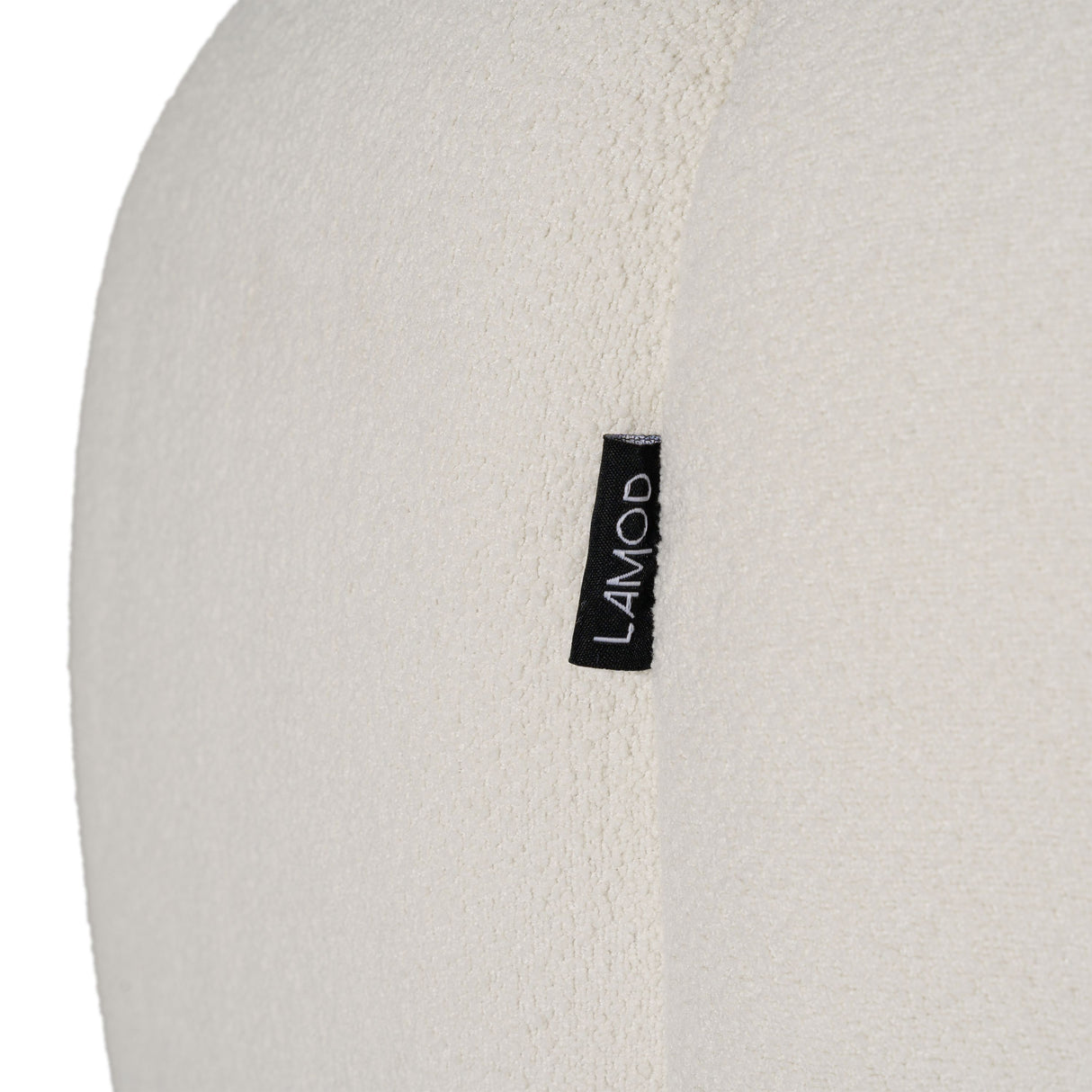 Divani Casa Yolonda - Modern Curved Off-White Fabric Sofa