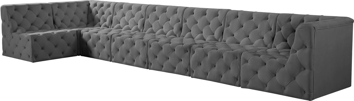 Tuft - Modular Sectional 7 Piece - Gray - Home Elegance USA