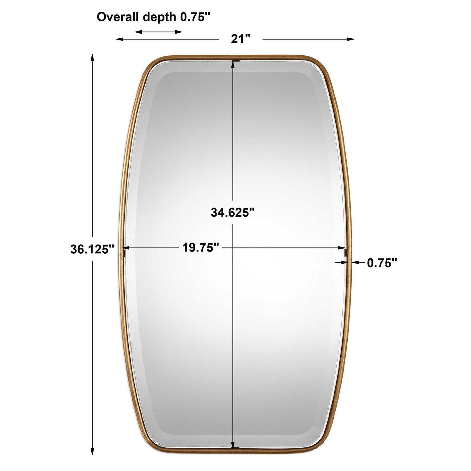 Canillo Mirror | Uttermost | Home Elegance USA