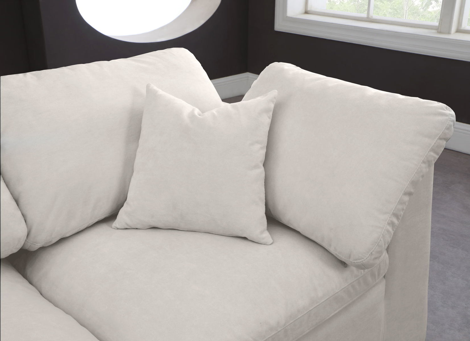 Cozy - Modular Sectional Cloud 5 Piece - Beige | Home Elegance USA